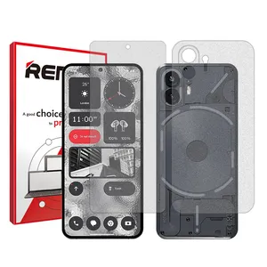 Remax Resistant model matte screen protector suitable for Nothing Phone 2 mobile phone along with the back of the phone