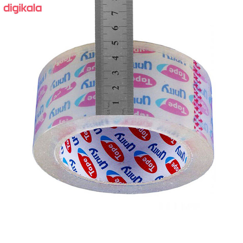 چسب پهن یونیتی مدل شفاف عرض 5 سانتی متر بسته 6 عددی