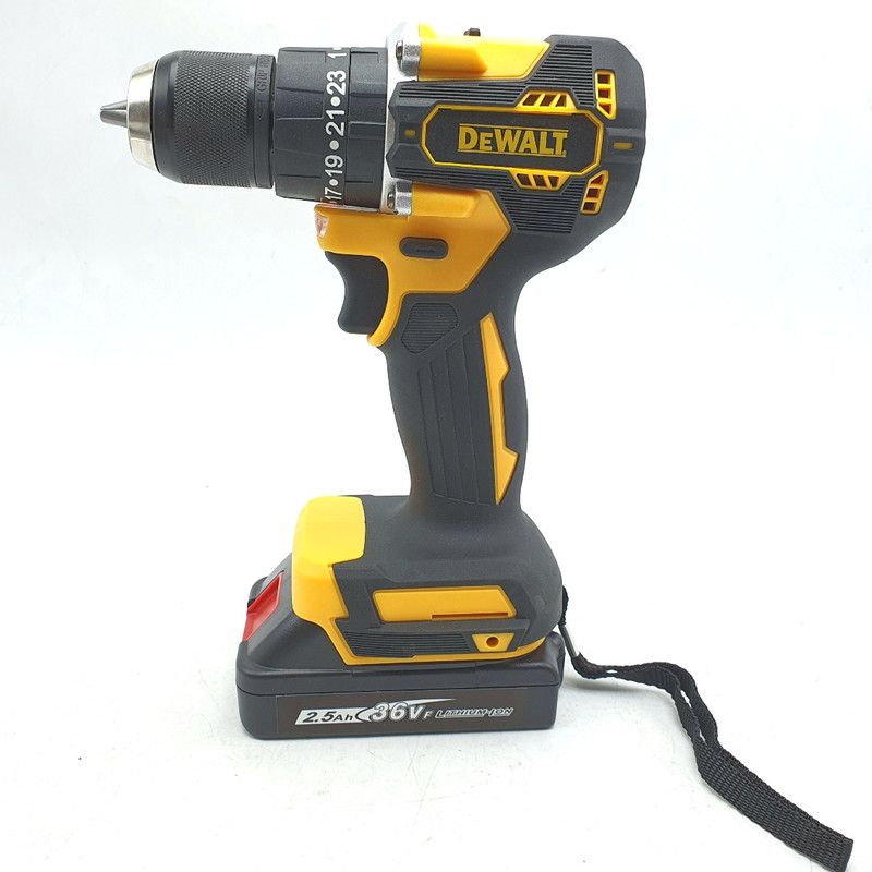 دریل پیچ گوشتی شارژی چکشی مدل 36V-BRUSHLESS مجموعه 29 عددی