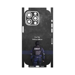MAHOOT Police Officer-FullSkin Cover Sticker for Apple iPhone 15 Pro Max