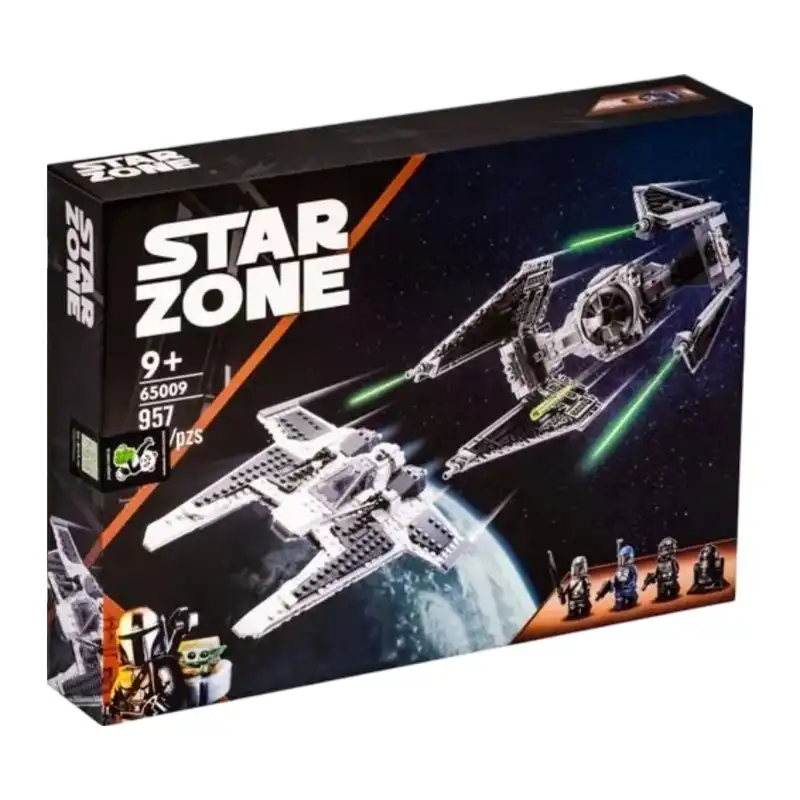 ساختنی مدل جنگ ستارگان طرح تای فایتر و استار فایتر کد 65009