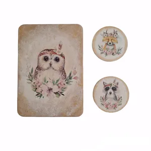 ست استیکر و تابلو کودک مدل رویایی طرح حیوانات 1