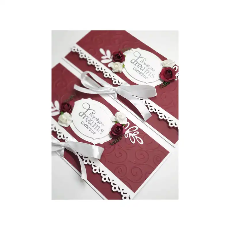 پاکت پول مدل گل رز