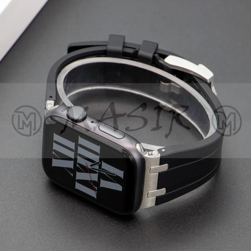بند مسیر مدل Bracelet Sport Silicone Strap مناسب برای اپل واچ Ultra 49mm / Ultra 2 49mm