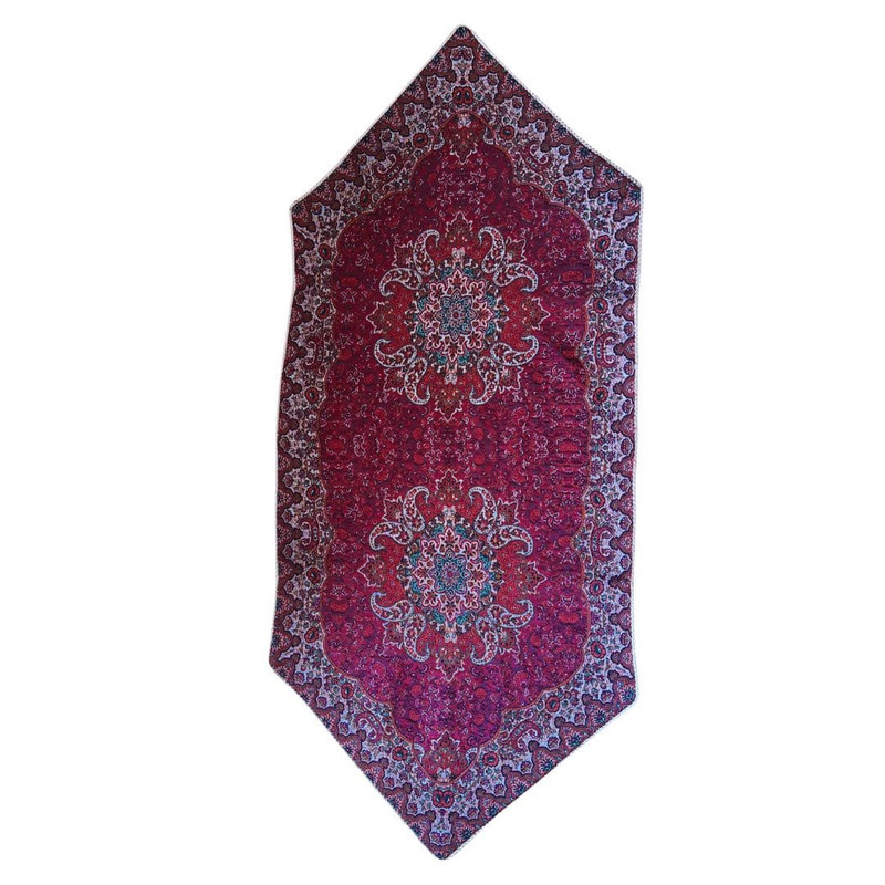 ست رومیزی و رانر 3 تکه طرح ترمه کد 01