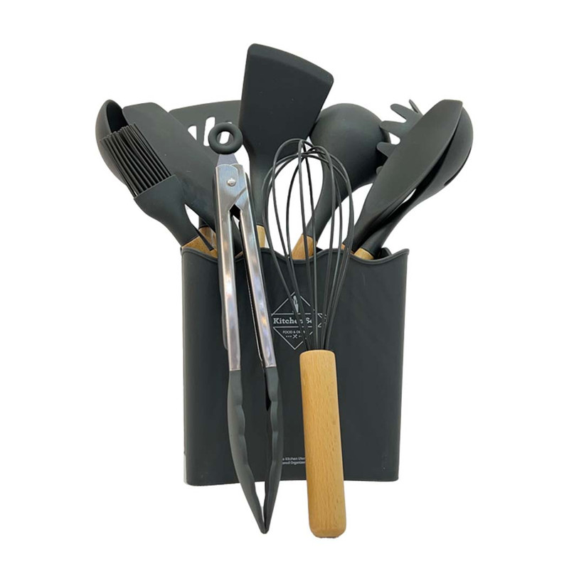 سرویس کفگیر و ملاقه 13 پارچه مدل مولتی کالر سرویس کفگیر و ملاقه 13 پارچه مدل مولتی کالر