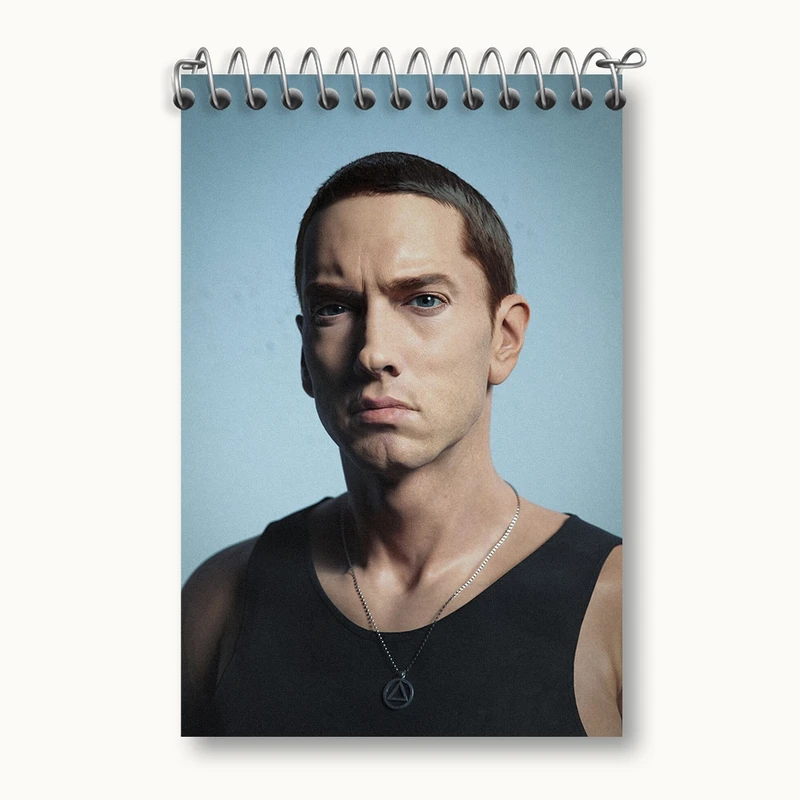 دفتر یادداشت 50 برگ خندالو مدل امینم (Eminem) کد F771