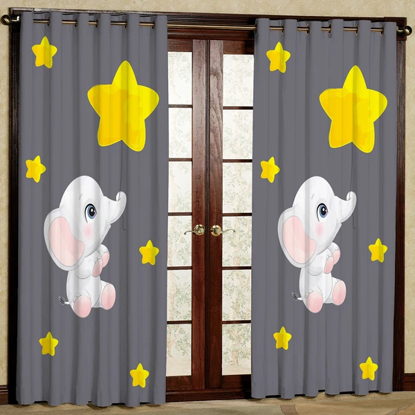 پرده مدل مخمل پانچی کد 5873 سایز 280x140 سانتی متر