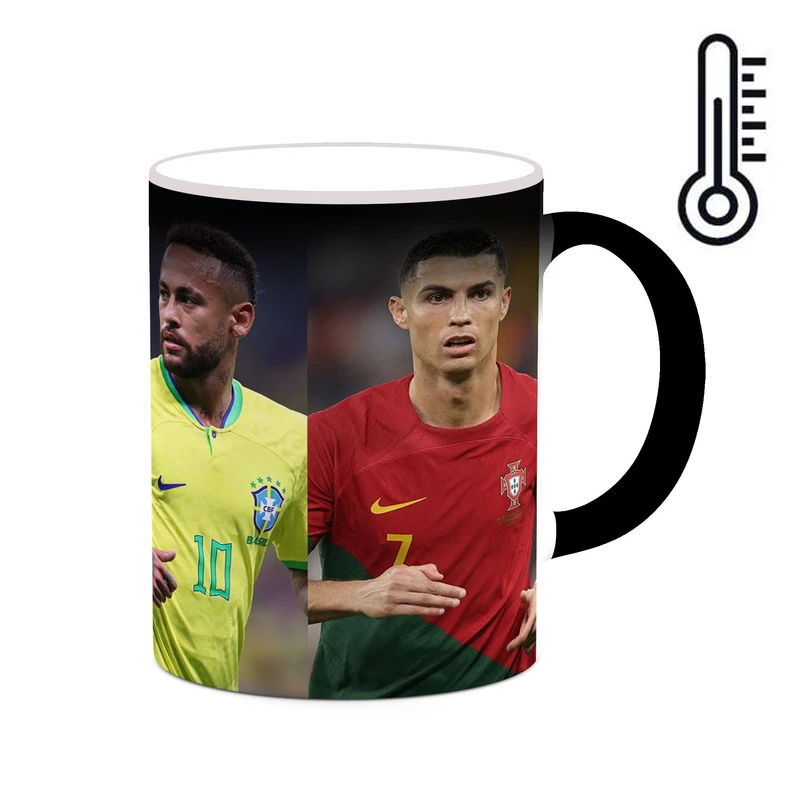 ماگ حرارتی کاکتی طرح Ronaldo رونالدو مدل mgh43045