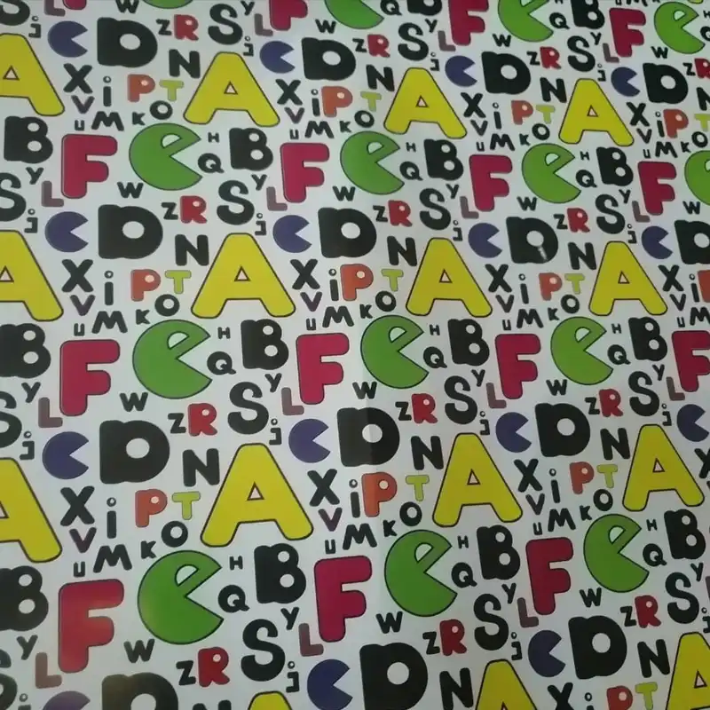 کاغذ کادو مدل حروف انگلیسی