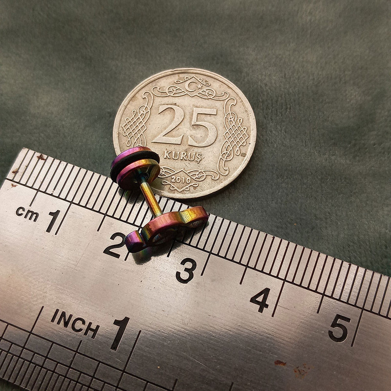 پیرسینگ گوش مدل نت موسیقی کد 7COL-PIR