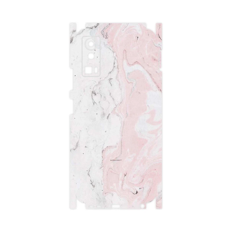 برچسب پوششی ماهوت مدل Blanco_Pink_Marble-FullSkin مناسب برای گوشی موبایل جی پلاس X20