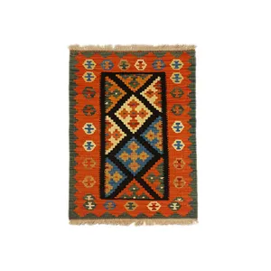 گلیم دستبافت نیم متری طرح شیرازی کد 906013