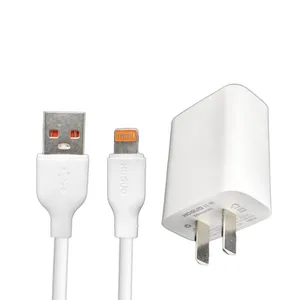 شارژر دیواری هوگو مدل  G42 به همراه کابل تبدیل لایتنینگ
