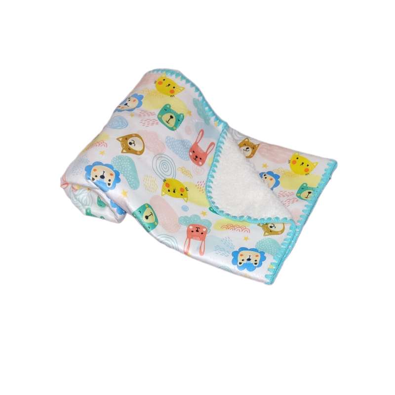 پتوی نوزاد مادرکر مدل شیر سایز 80x80 سانتی متر