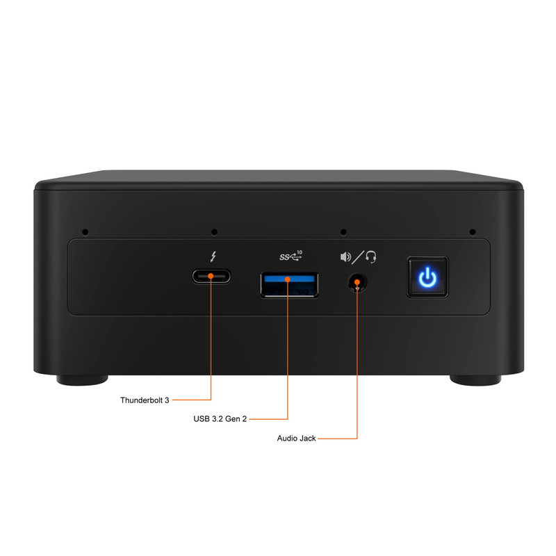 کامپیوتر کوچک اینتل مدل NUC11PAHi70Z-i7 1165G7-16GB DDR4-1TB and 256GB SSD