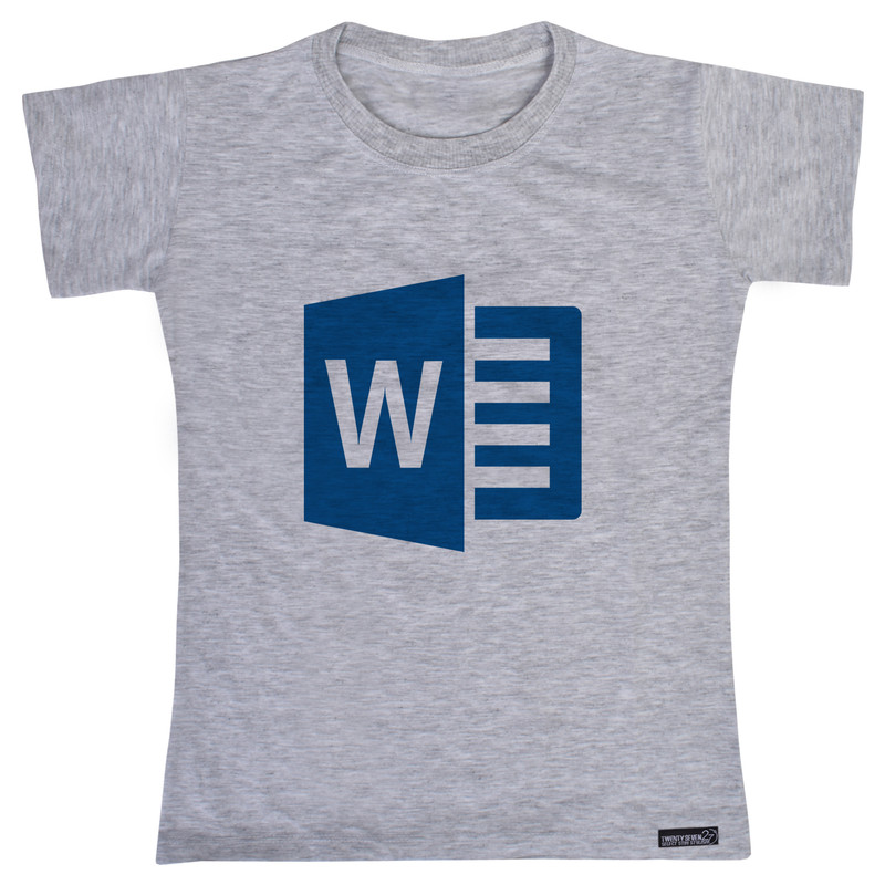 تی شرت آستین کوتاه دخترانه 27 مدل Microsoft PowerPoint کد MH914