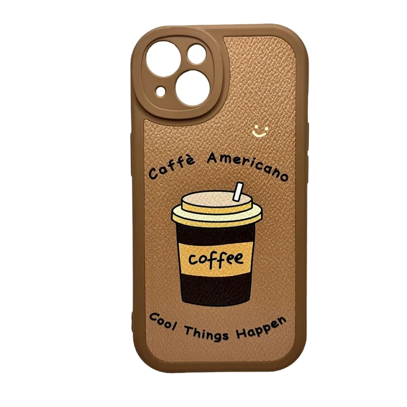 کاور طرح کافی مدل Coffee015 مناسب برای گوشی موبایل اپل Iphone 15