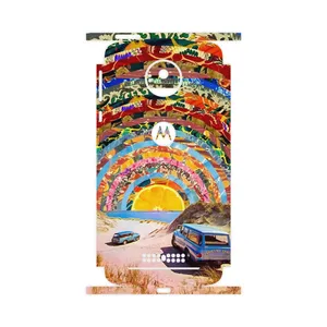 MAHOOT Collage of Orange Sky-FullSkin Cover Sticker for Motorola Moto Z