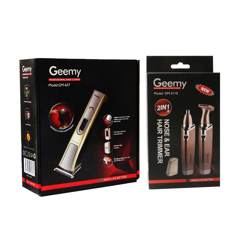 ماشین اصلاح موی سر و صورت جیمی مدل gm-657 همراه موزن گوش وبینی جیمی مدل 3110 ماشین اصلاح موی سر و صورت جیمی مدل gm-657 همراه موزن گوش وبینی جیمی مدل 3110