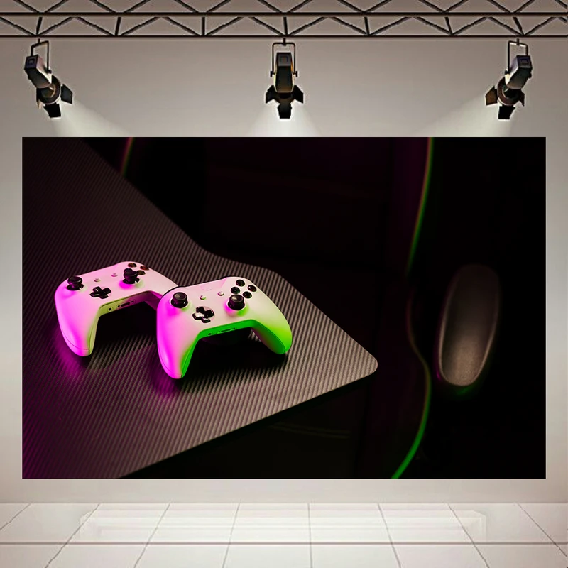 پوستر دیواری طرح گیمر مدل دسته کنسول کد AR3058415