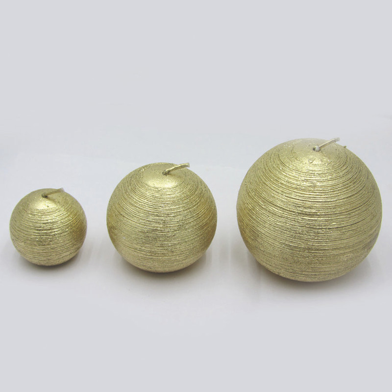 قالب شمع طرح کروی مدل 3SIKOR مجموعه 3 عددی