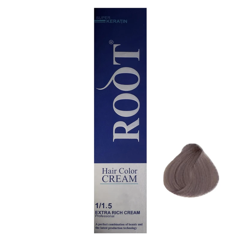 رنگ مو روت مدل PROFESSIONAL شماره 1-7 حجم 120 میلی لیتر رنگ بلوند دودی متوسط