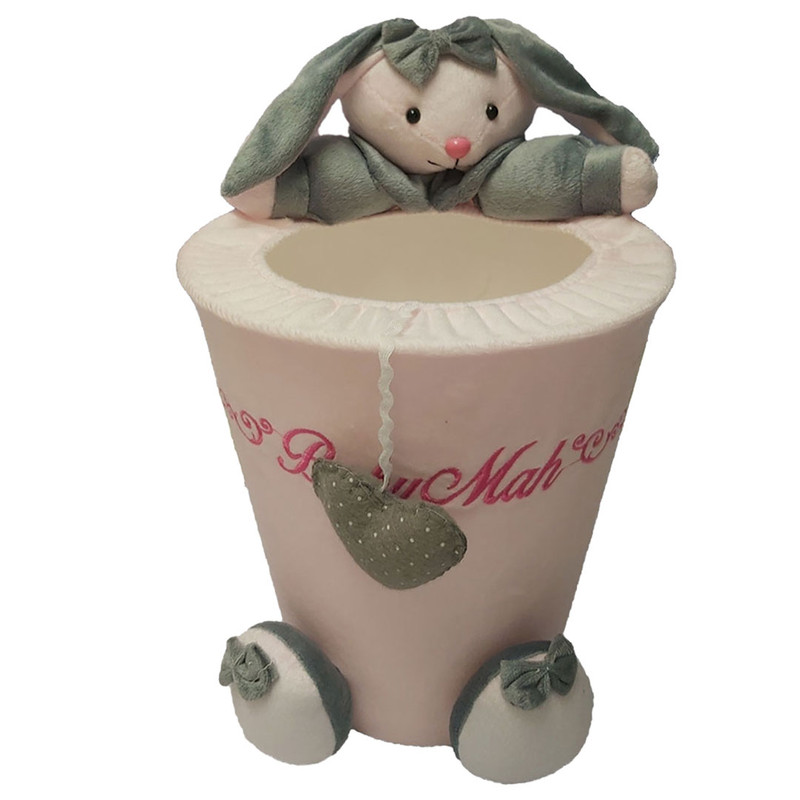 ست سطل و جادستمال کاغذی اتاق کودک  مدل خرگوش