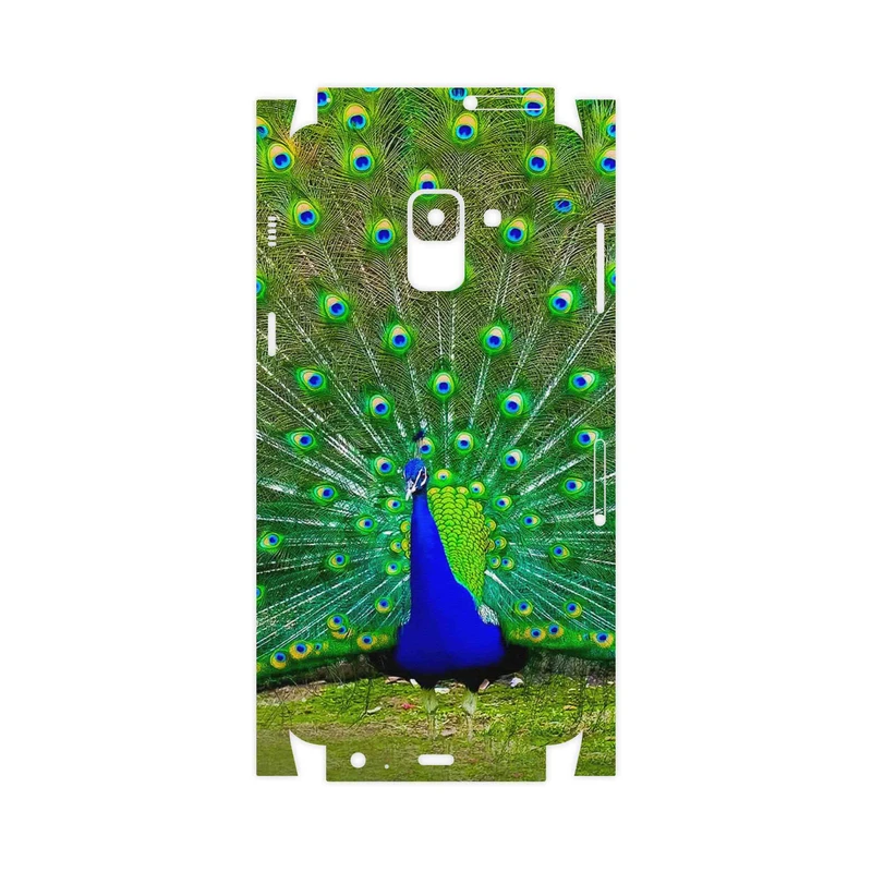 برچسب پوششی ماهوت مدل Peacock-FullSkin مناسب برای گوشی موبایل سامسونگ Galaxy A8 2018