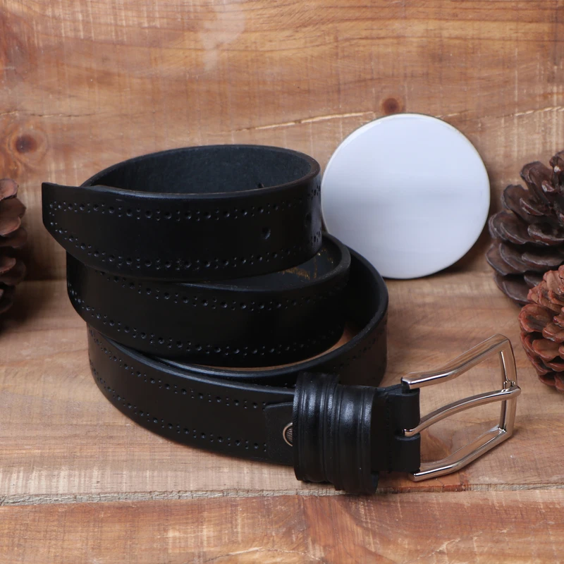 عکس شماره 3 : کمربند مردانه مدل چرم طبیعی