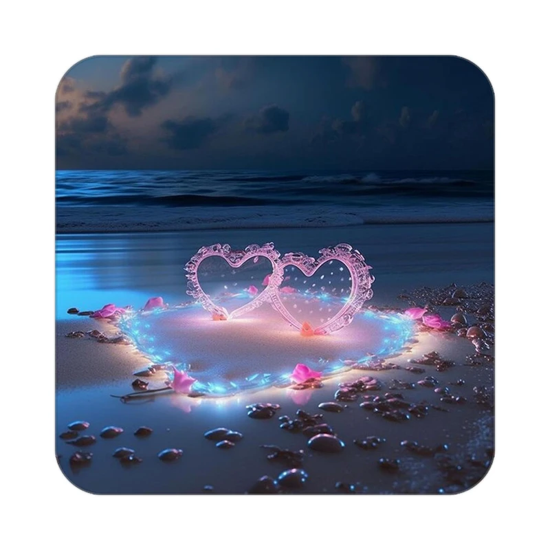 زیر لیوانی کاکتی مدل عاشقانه کد mp13819