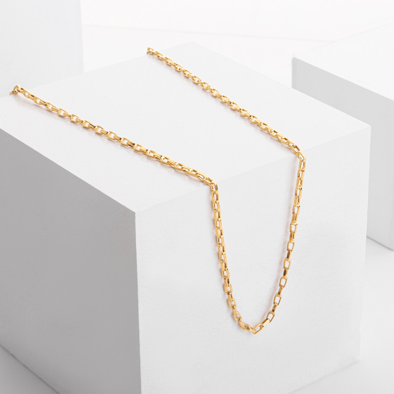 زنجیر دیپلمات طلا 18 عیار مردانه اقلیمه مدل GT703 زنجیر دیپلمات طلا 18 عیار مردانه اقلیمه مدل GT703