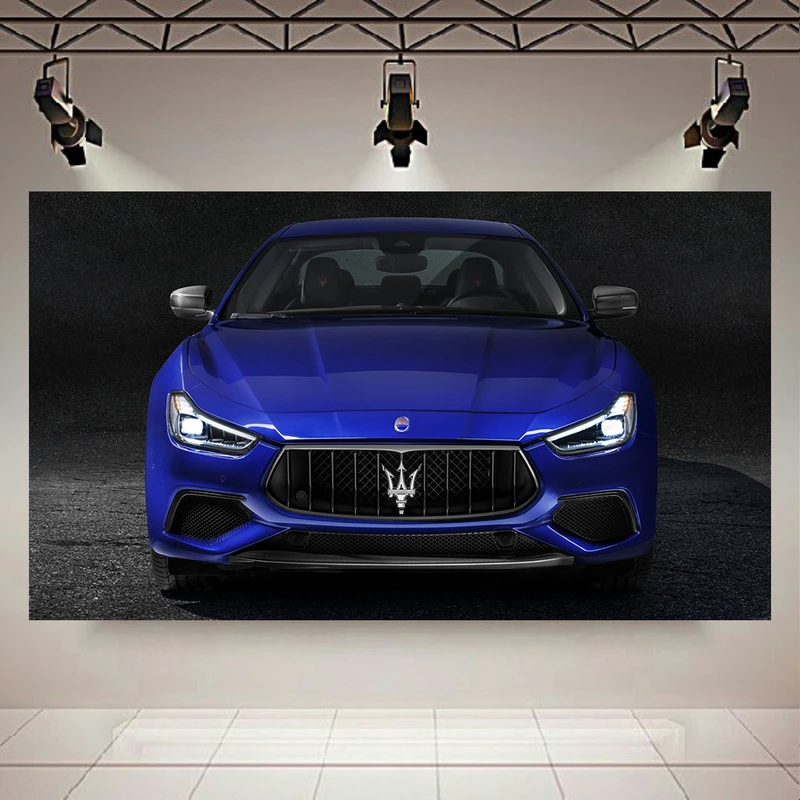 پوستر طرح ماشین مدل مازراتی Ghibli کد AR11470