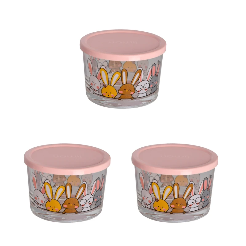 ظرف نگهدارنده لیمون کد 2068 مجموعه 3 عددی 