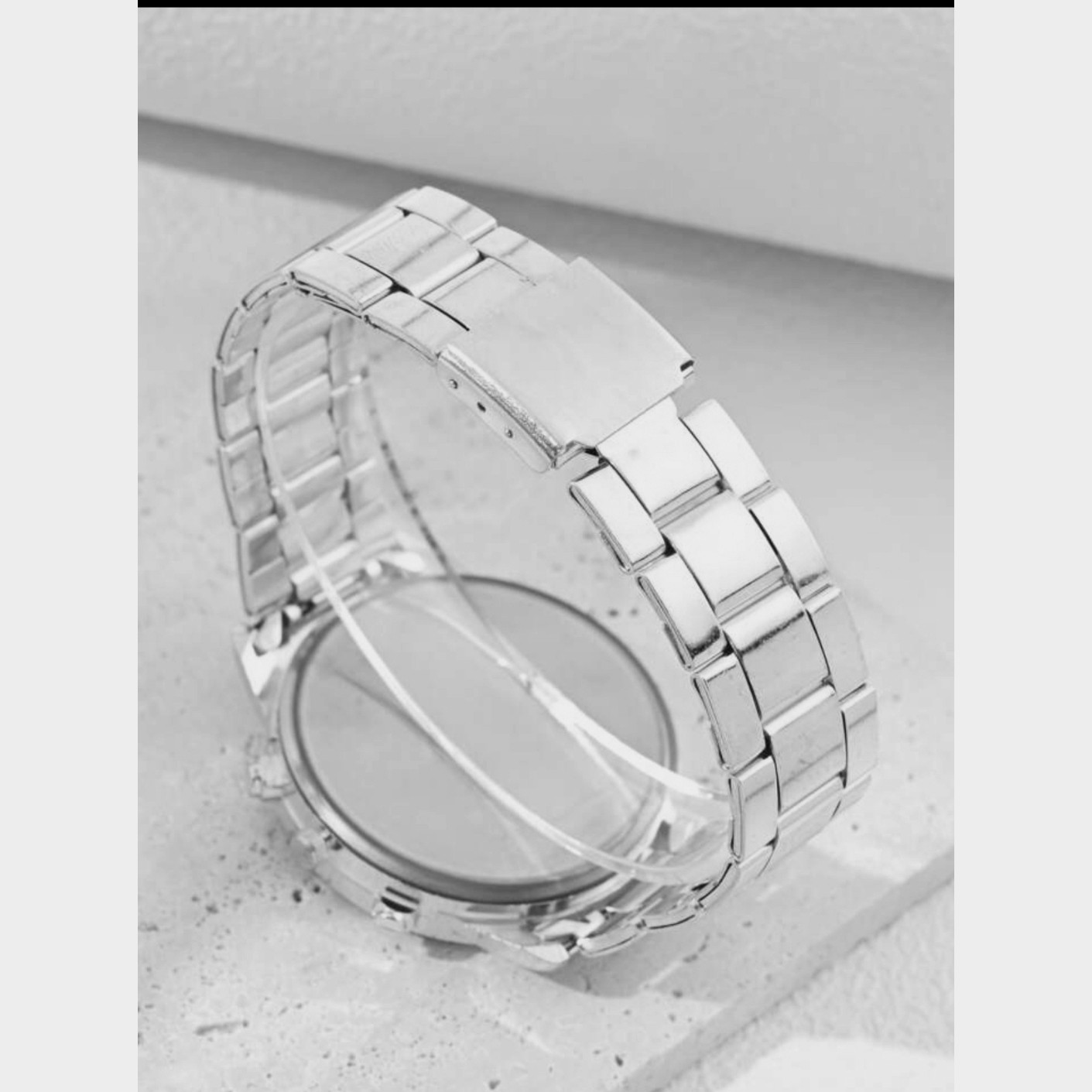 ساعت مچی عقربه‌ای مردانه ژوی مدل تک موتوره بند فلزی کد 3