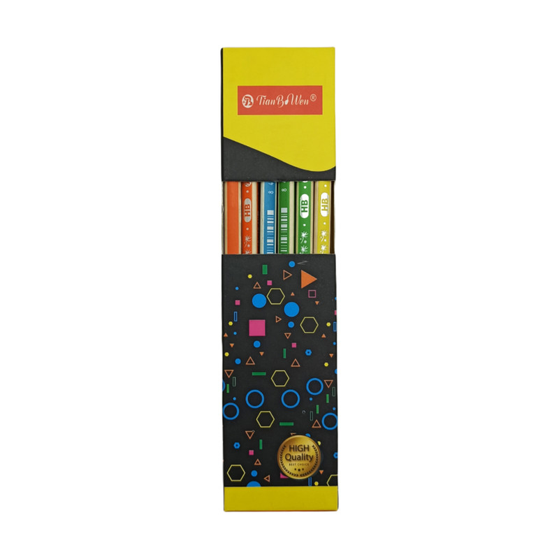 مداد طرح پاکن دار مدل Fluro بسته 12 عددی