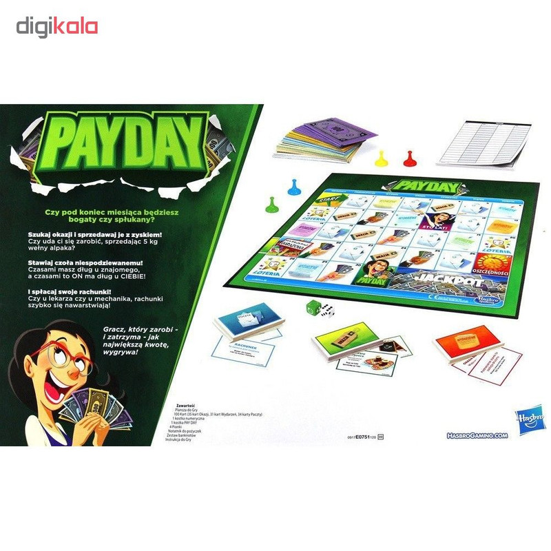 بازی فکری هاسبرو مدل monopoly payday