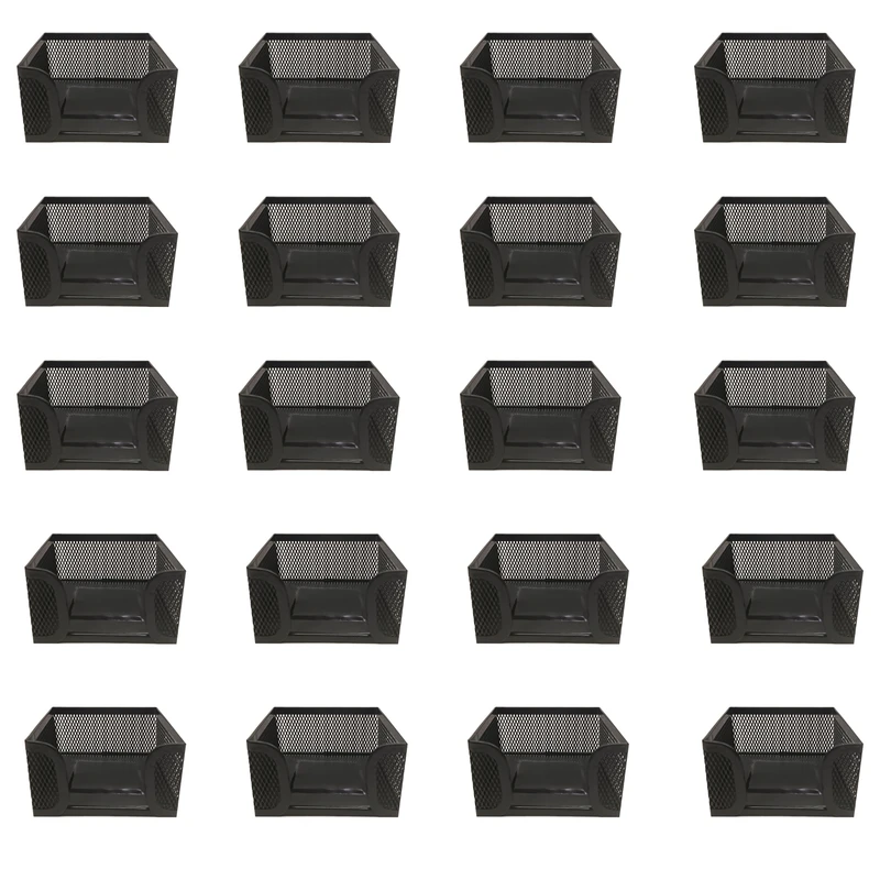 جای کاغذ یادداشت مدل فلزی کد 20blk مجموعه 20 عددی