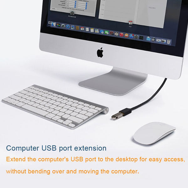 کابل افزایش طول 2.0 USB تی سی تی مدل TC-U2CF15 طول 1.5 متر