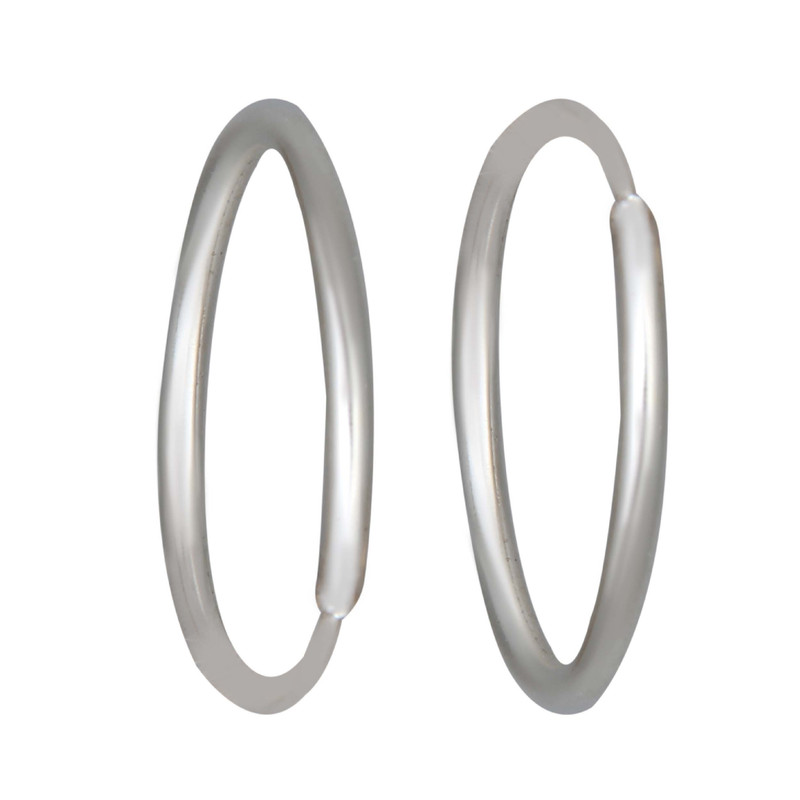 گوشواره نقره زنانه بازرگانی میلادی مدل حلقه ای کد GZN_273 گوشواره نقره زنانه بازرگانی میلادی مدل حلقه ای کد GZN_273