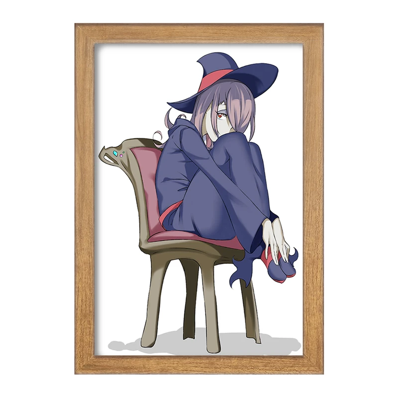 تابلو خندالو مدل سوسی انیمه جادوگران کوچک Little Witch Academia  کد 22859