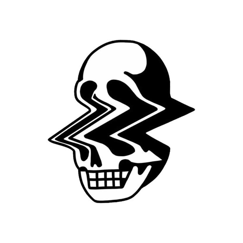 استیکر لپ تاپ طرح اسکلت کد 0020