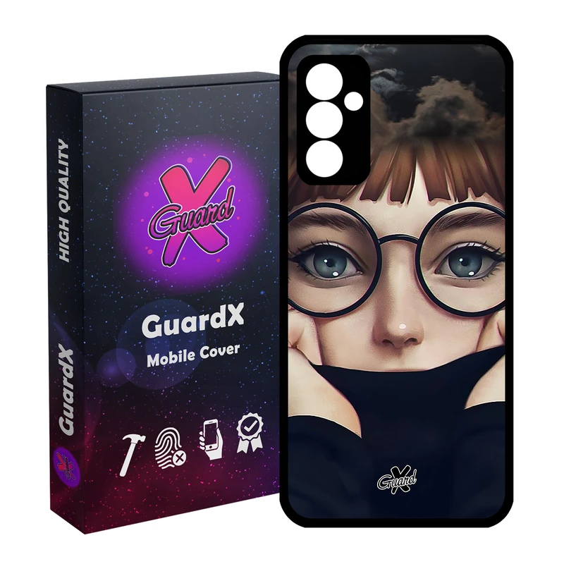 کاور گارد ایکس طرح Girl مدل Glass10040 مناسب برای گوشی موبایل سامسونگ Galaxy A14 / A14 5G