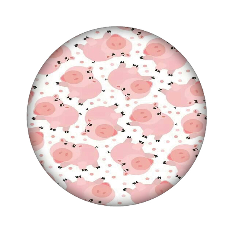 استیکر تزئینی موبایل مدل خوک کد 3637