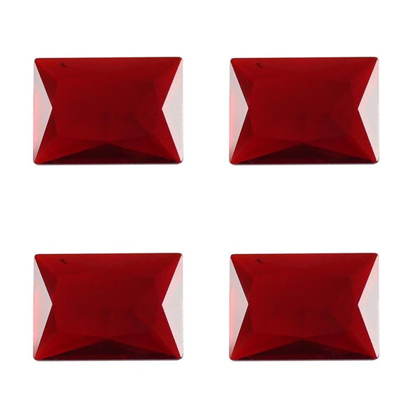 سنگ یاقوت سرخ کد F65791 بسته 4 عددی