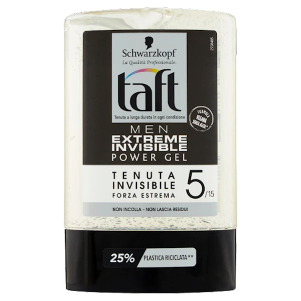 ژل حالت دهنده مو تافت مدل Extreme Invisible 5 حجم 300 میلی لیتر