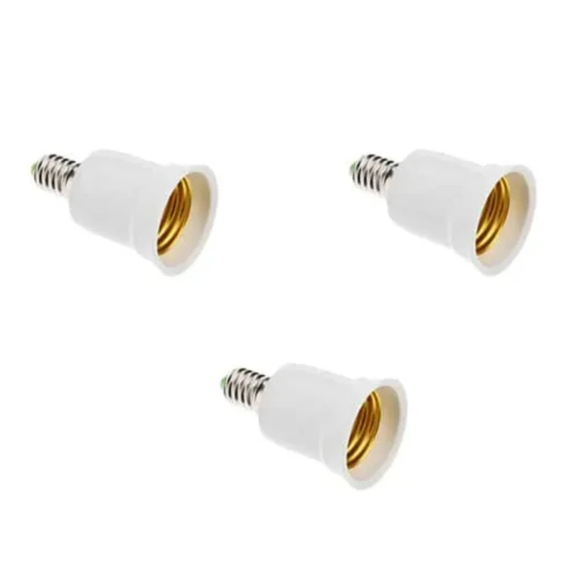 تبدیل سرپیچ E14 به E27 مدل MIT بسته 3 عددی