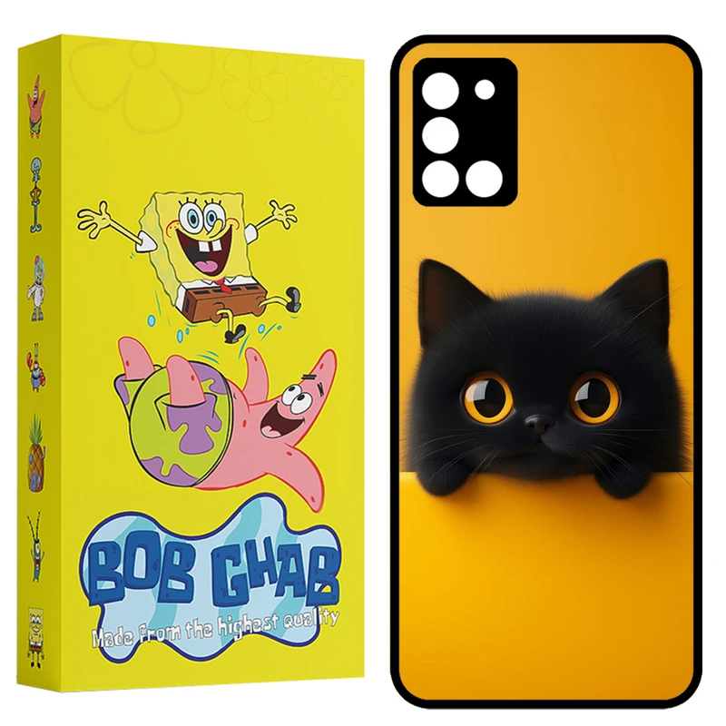 کاور باب قاب طرح گربه مدل BCPA31 مناسب برای گوشی موبایل سامسونگ Galaxy A31