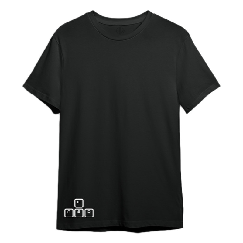 تی شرت آستین کوتاه مردانه مدل Keyboard کد M13 رنگ مشکی