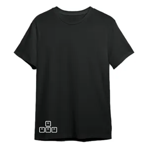 تی شرت آستین کوتاه زنانه مدل Keyboard کد M13 رنگ مشکی